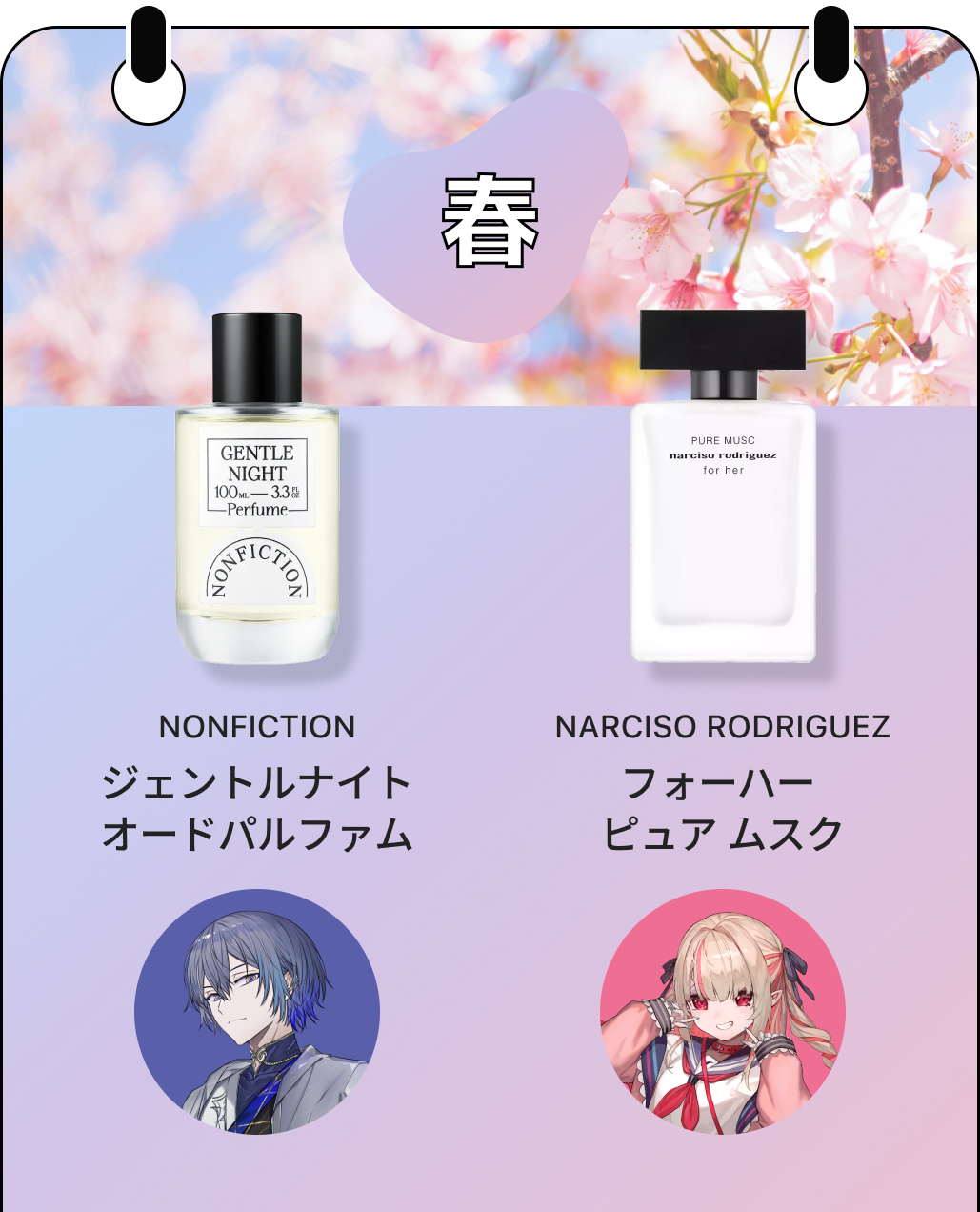 春の香水セレクション